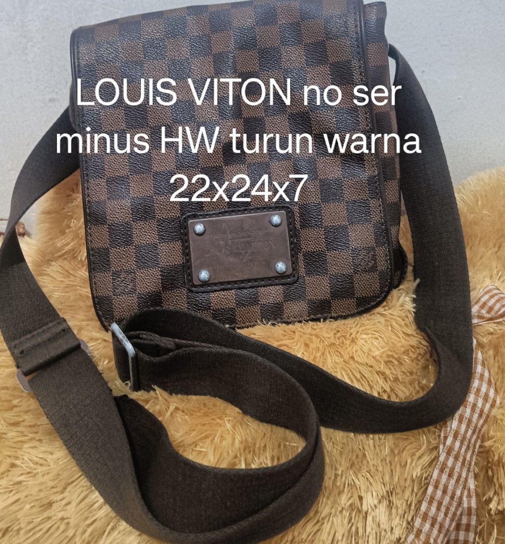 Tas Louis Vuitton damier original, Fesyen Pria, Tas & Dompet , Tas Selempang  di Carousell