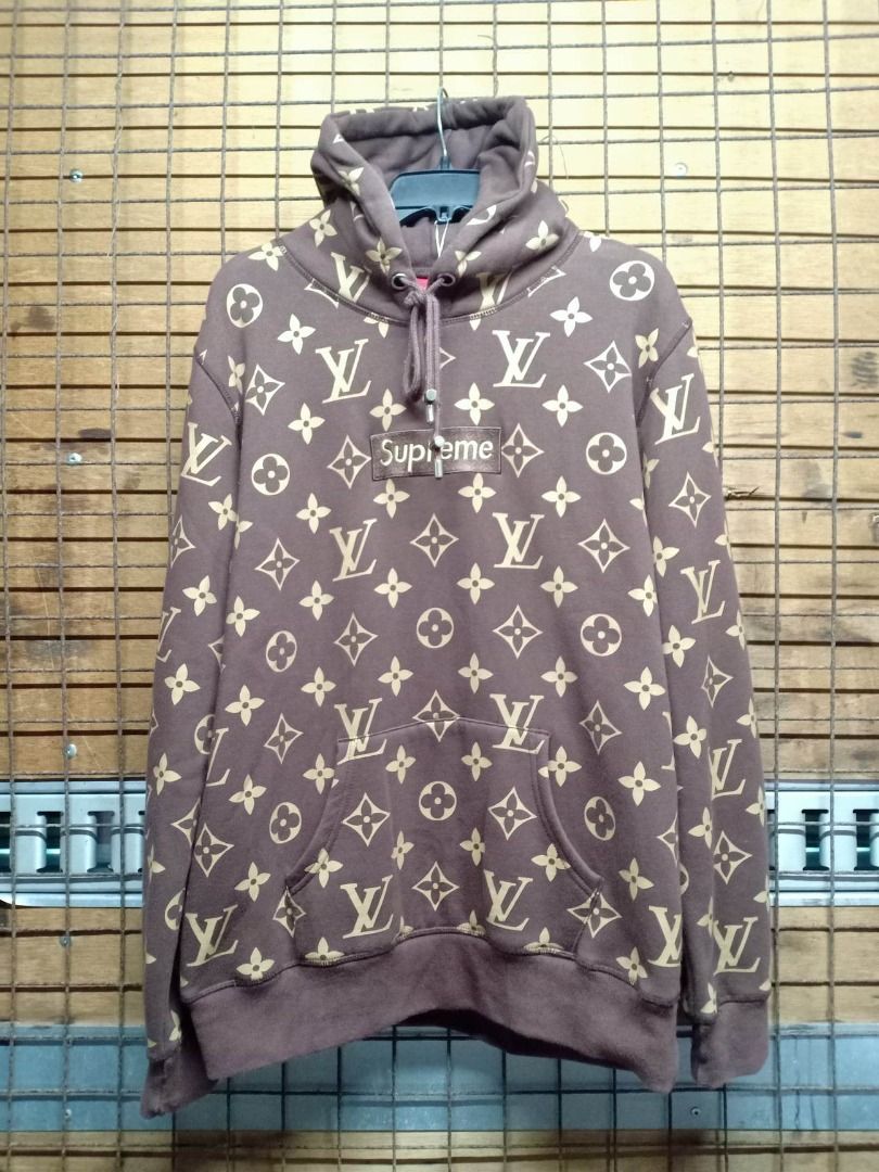 LV x SUPREME Jacket, Men's Fashion, Coats, Jackets and Outerwear on  Carousell
