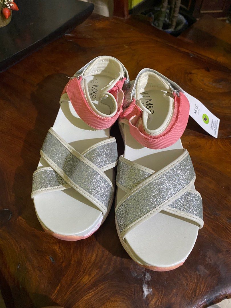 M&s silver deals sandals