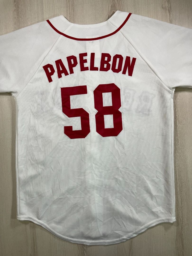 Majestic Baseball Jersey Red Sox Papelbon # 58