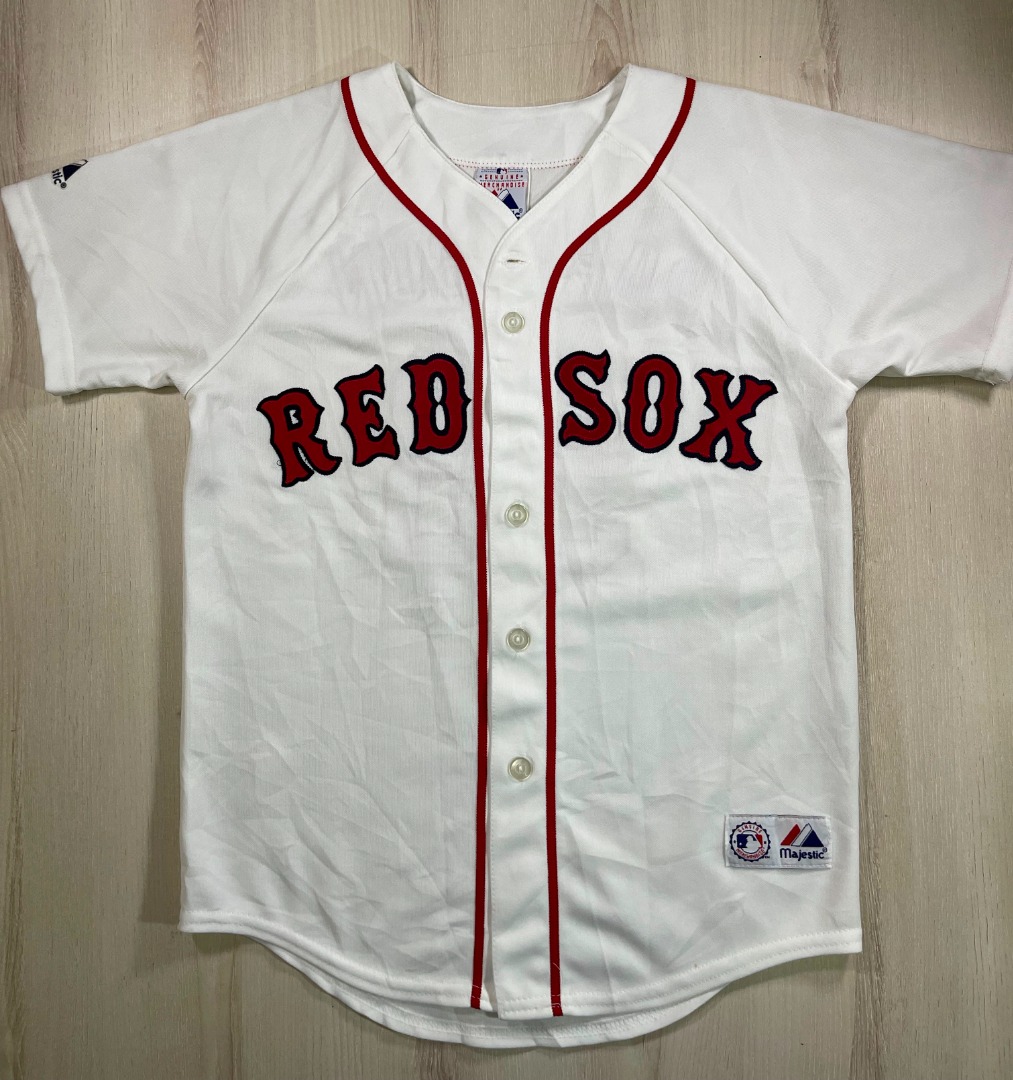 PEDROIA Boston Red Sox YOUTH Majestic MLB Baseball jersey Red