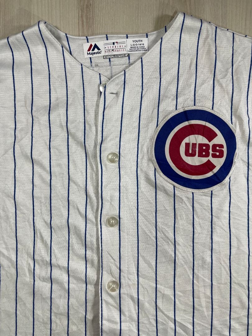 Boys Size Large Majestic Chicago Cubs Shirt