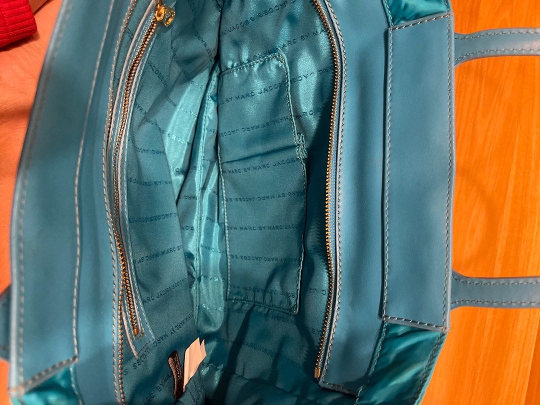Shoulder bags Marc Jacobs - Turquoise blue-green calf leather s