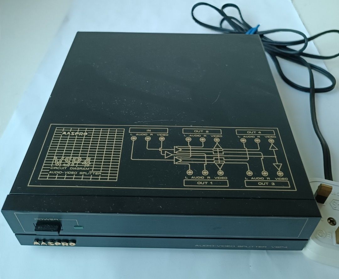 マスプロ電工 AV4分配器 VSP4 1式 とろちゃん】マスプロ電工 VSP4 AV4