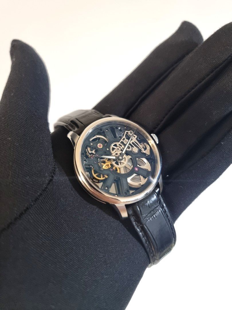 Maurice lacroix skeleton watch store