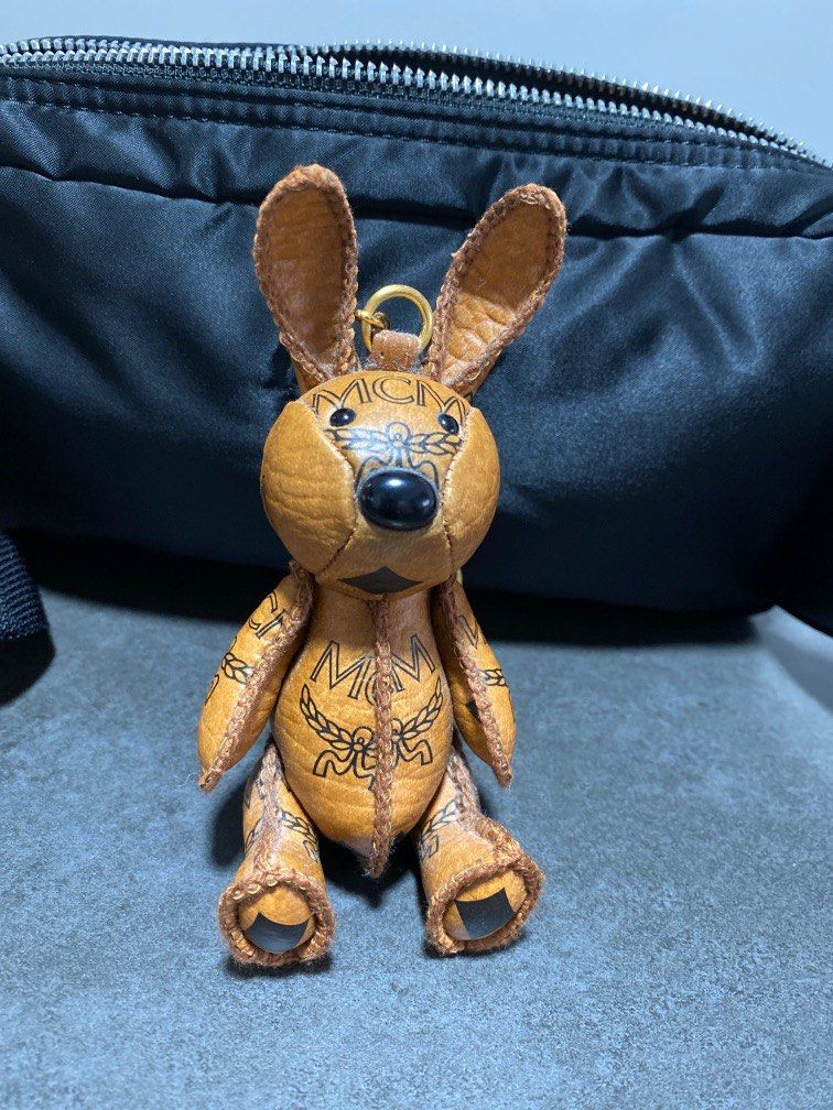 Mcm rabbit keychain outlet