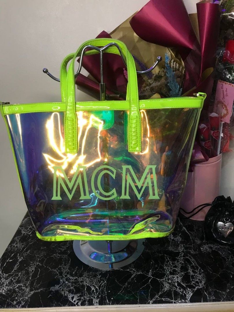 MCM Iridescent tote bag