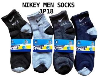 MERON NA PO ULIT!!!😍😍😍
🌸🌺NIKEY MEN SOCKS🌺🌸
  12pairs/pack 
Assorted color