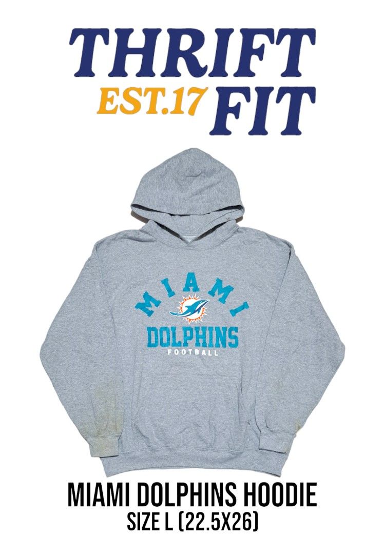 Miami dolphins hoodie, Men's Fashion, Coats, Jackets and Outerwear on  Carousell