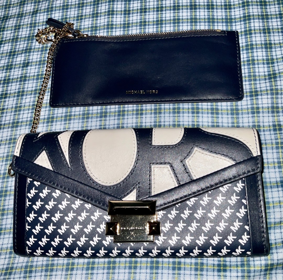 Whitney large graphic logo chain wallet online