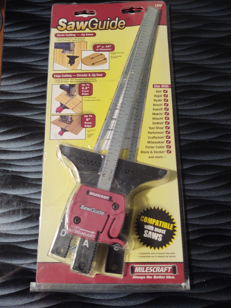 Milescraft 14000713 Saw Guide for Circular and Jig Saws, Furniture
