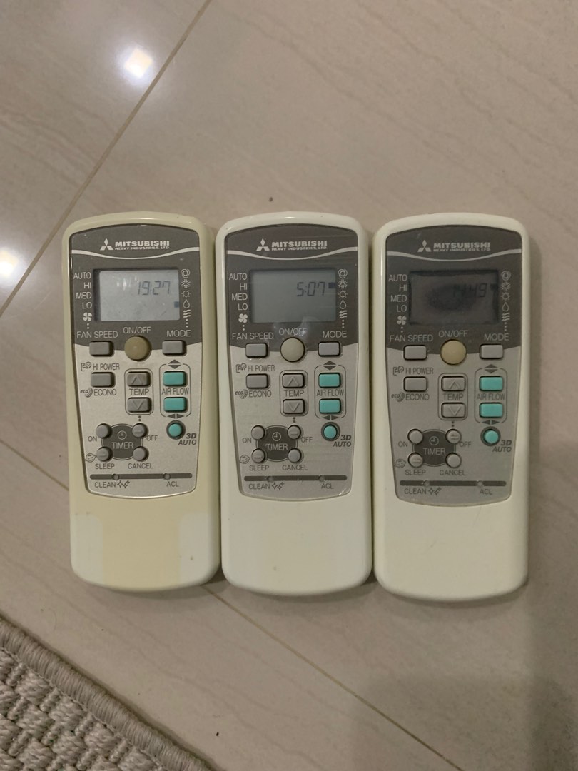 mitsubishi heavy industries aircon remote controller, TV & Home Appliances, Air Conditioners