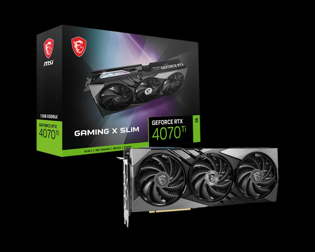 MSI RTX 4070 Ti GAMING X SLIM 12G, Computers  Tech, Parts  Accessories,  Computer Parts on Carousell