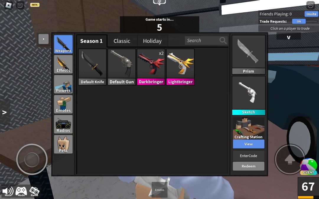 Ginger Set (godly)  Trade Roblox Murder Mystery 2 (MM2) Items