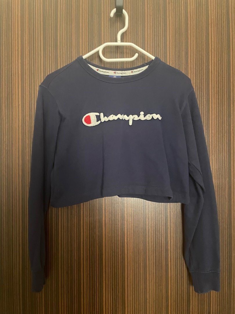 Champion store navy jumper