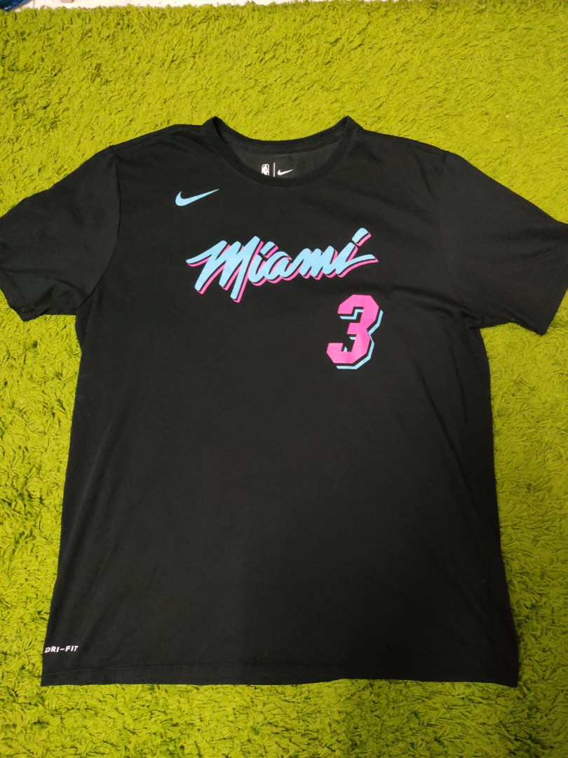 Nike Dwyane Wade Miami Heat City Player T-shirt in White for Men