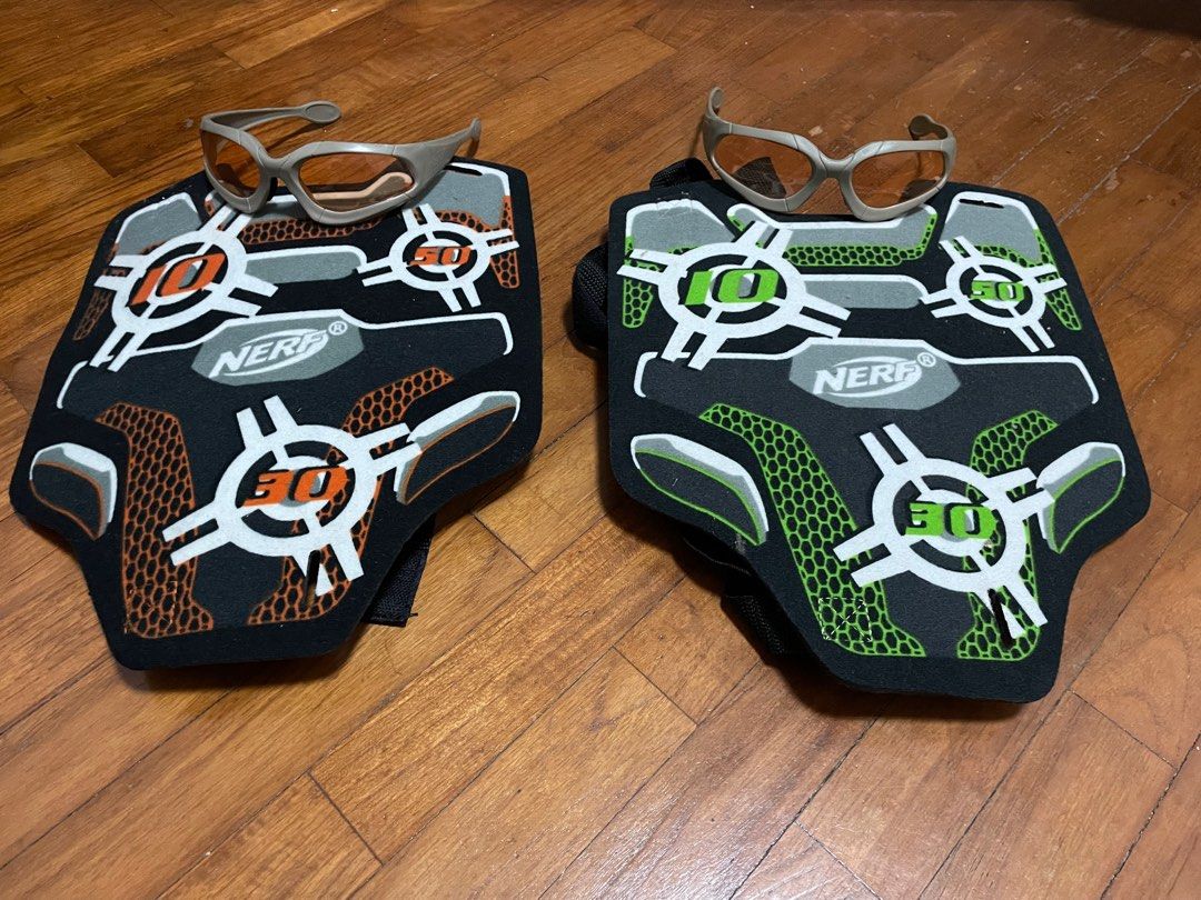 Nerf sale goggles target