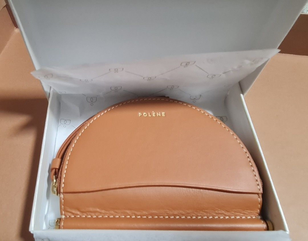 Polene half moon wallet sales