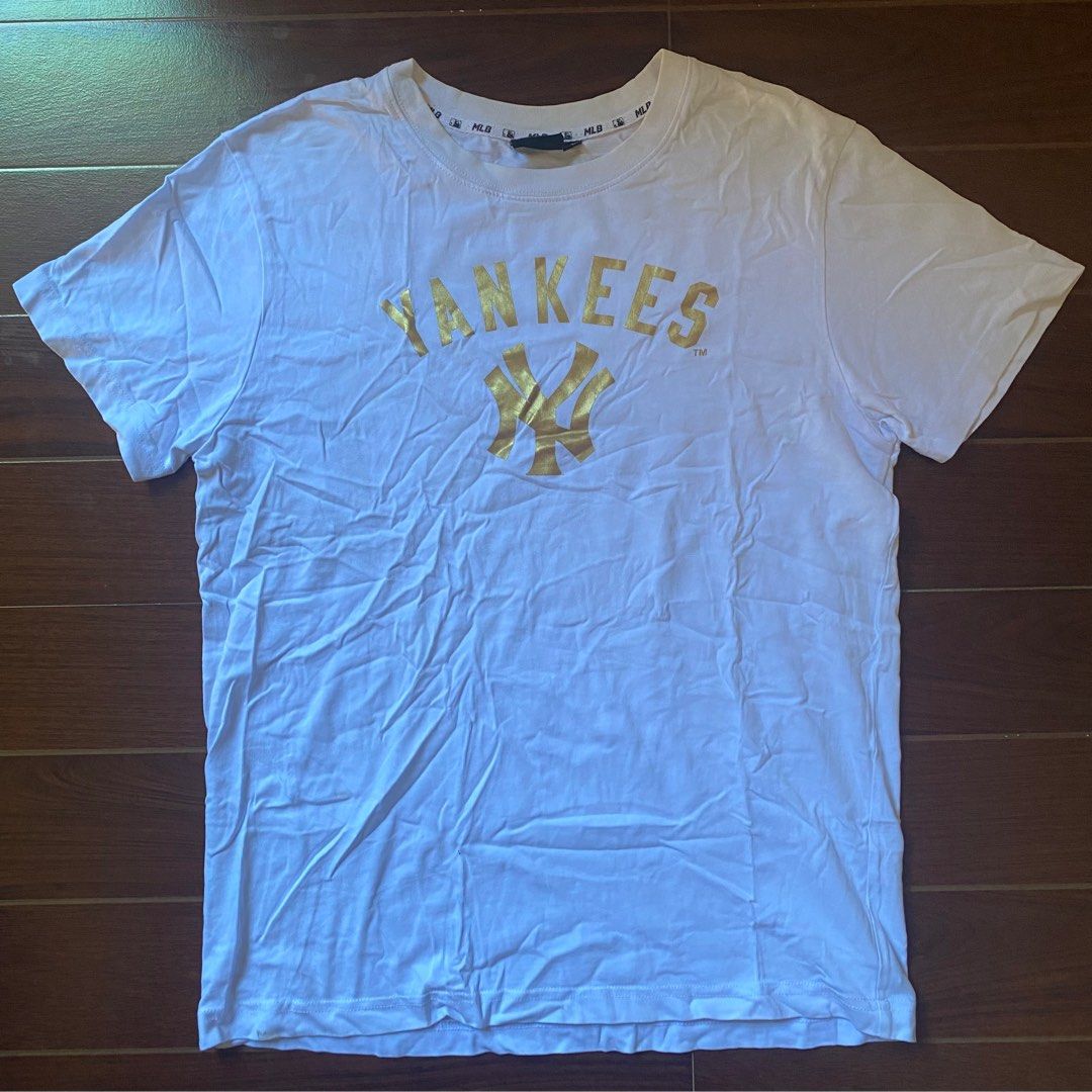 Yankees Yellow Jersey, Men's Fashion, Tops & Sets, Tshirts & Polo Shirts on  Carousell