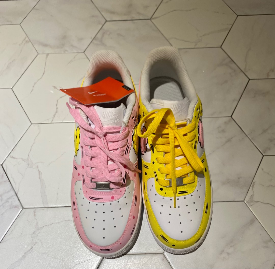 Custom Sneaker Nike Air Force Happy Face Air Force Smiley Face