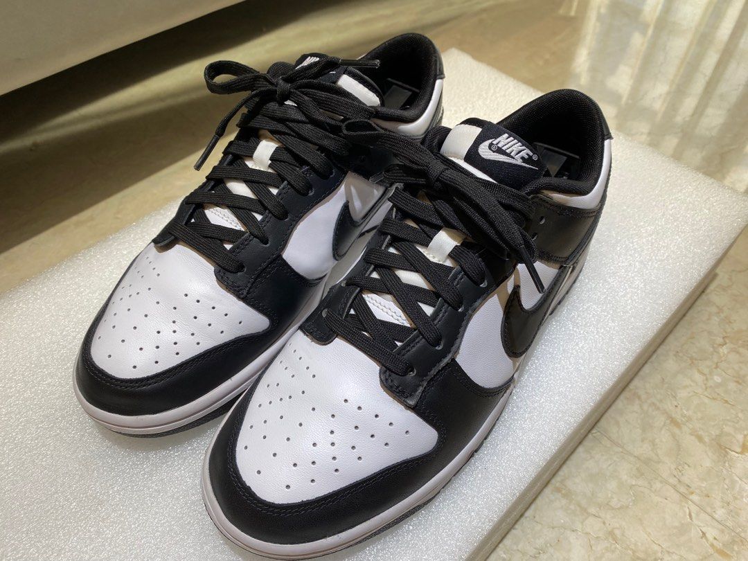 Nike Dunk Low 熊貓US9 27cm, 他的時尚, 鞋, 運動鞋在旋轉拍賣