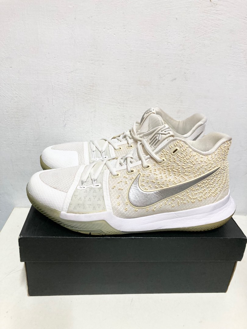 Nike Kyrie 3 White Chrome 白銀 籃球鞋 冠軍戰 Irving 歐文 正代, 他的時尚, 鞋, 運動鞋在旋轉拍賣