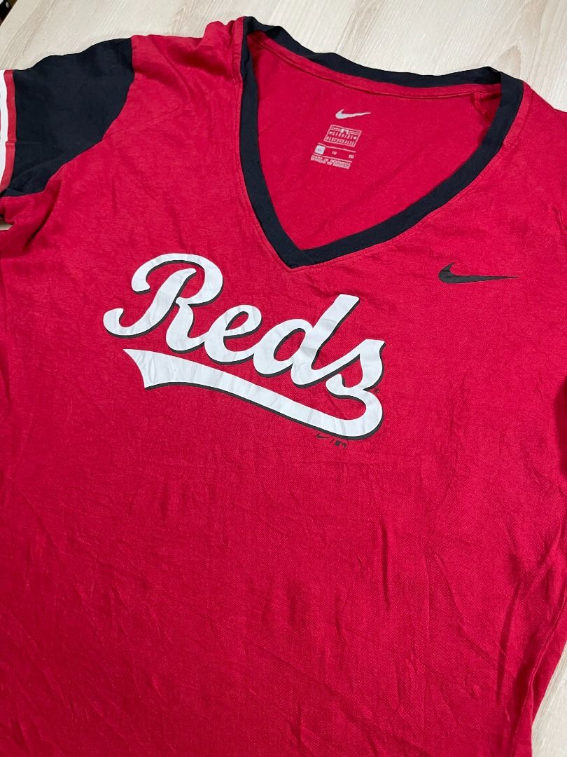 Cincinnati Reds Nike Wordmark T-Shirt - Mens