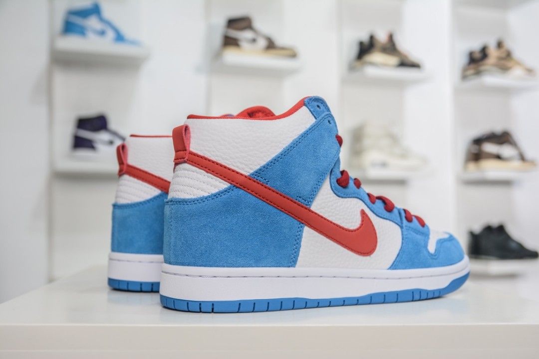 Nike SB Dunk High Doraemon 2020 CI2692 400 Mid Season Sale