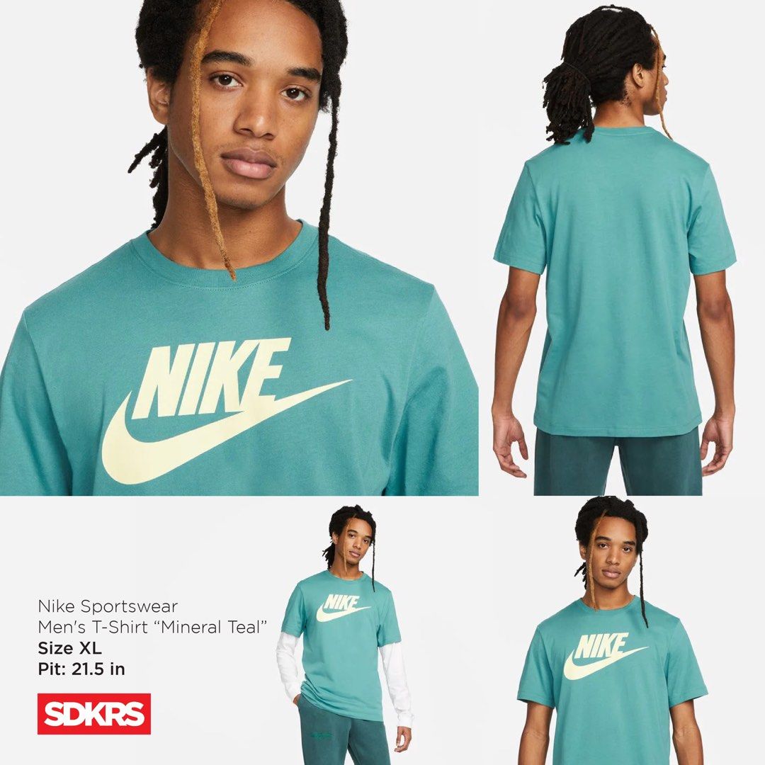 Mens teal deals nike shirt