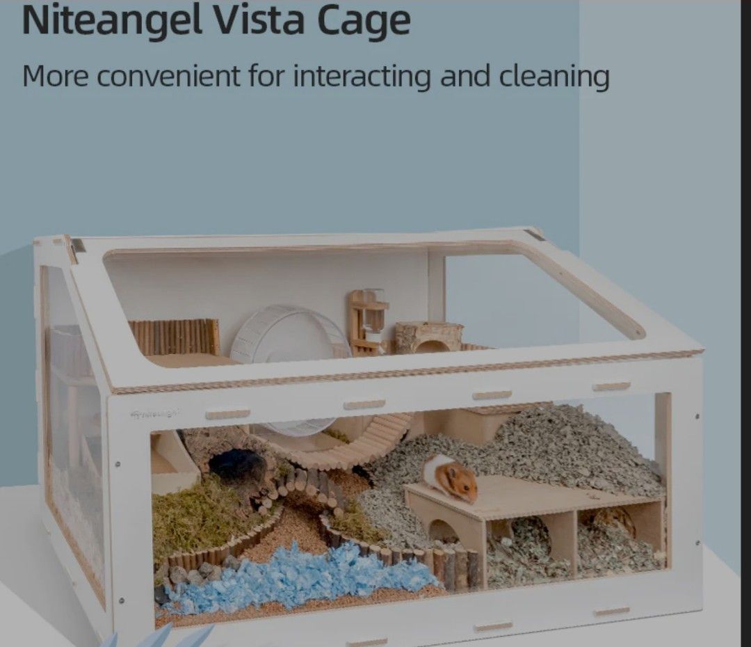 Curated visual reference: Niteangel Vista Hamster Cage W Oblique Opening Photo Inspiration