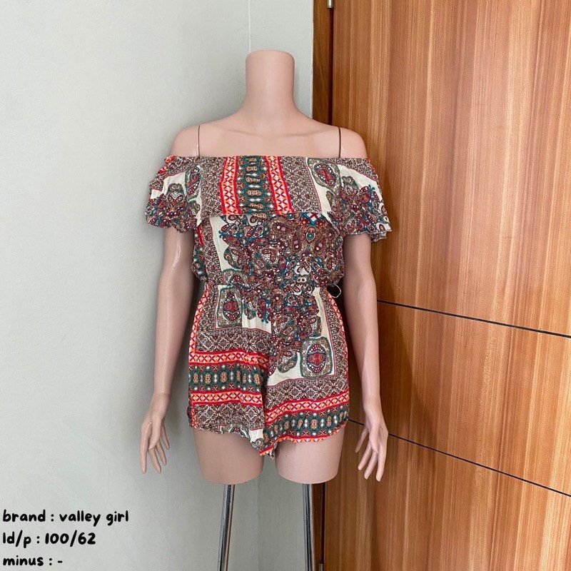 NO NEGO jp valley girl Fesyen Wanita Pakaian Wanita Jumpsuits