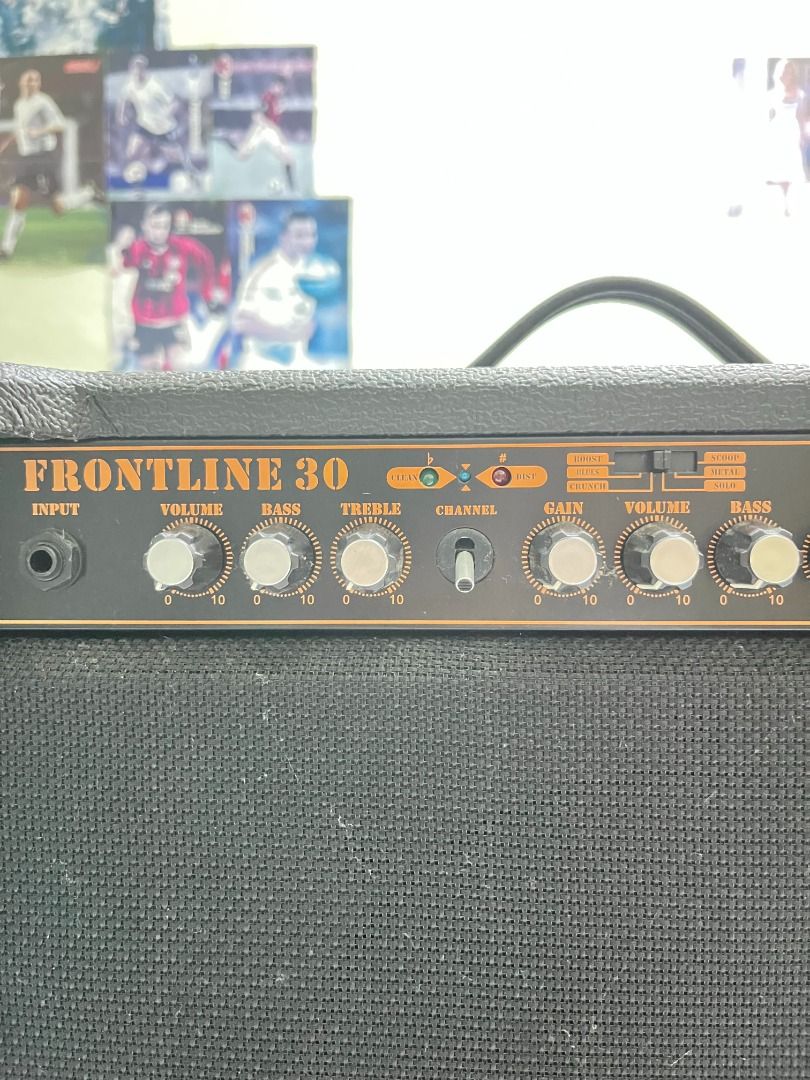 NUX Frontline 30 Electric Guitar Amplifier 30-Watt Clean and Distortion ...