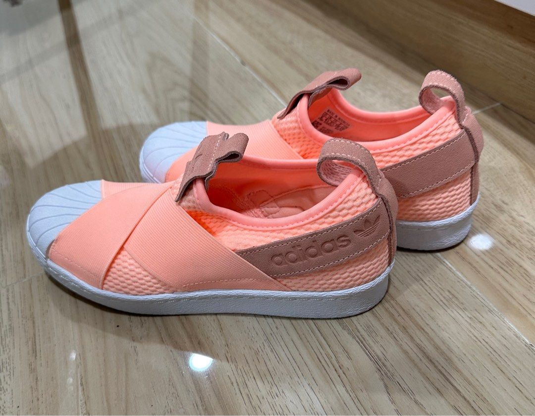 Adidas superstar slip-on online shoes women's pink