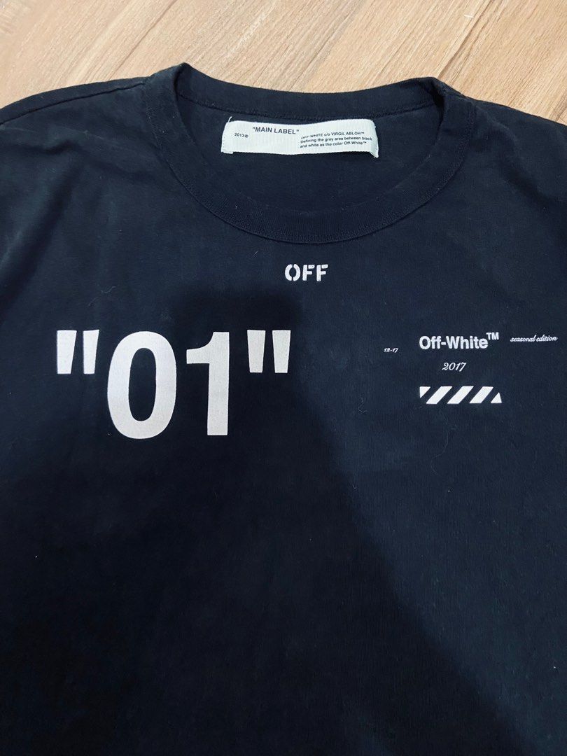 Off white 01 diagonal tee hotsell