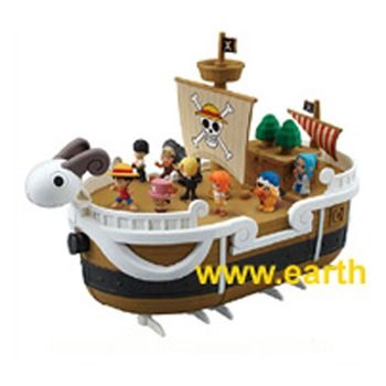 One Piece Going Merry Memorial Log Ship 6pc Set, Hobbies & Toys, Toys ...