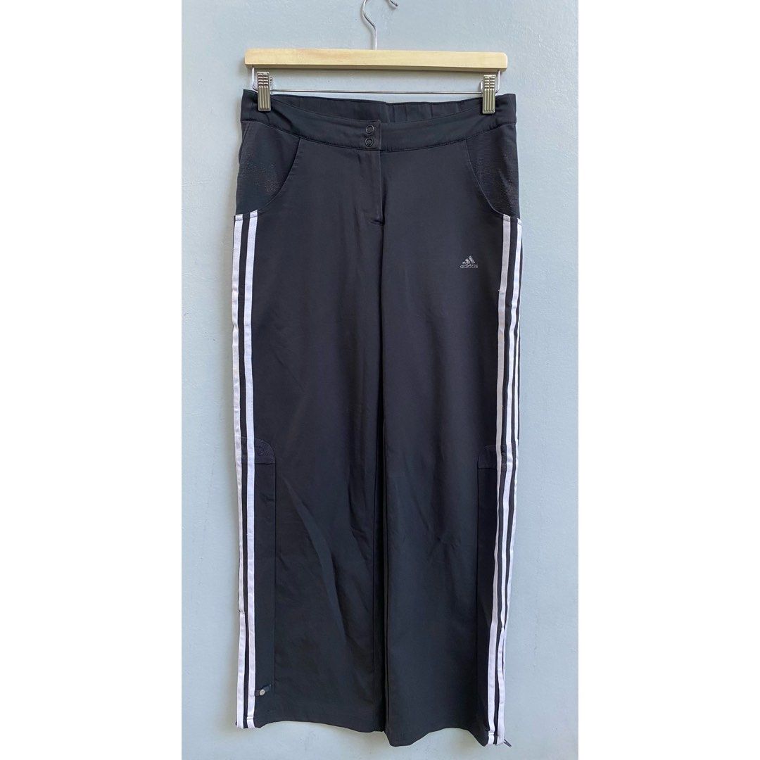 Adidas Wide Leg Track Pants, Women's Fashion, Bottoms, Other Bottoms on  Carousell