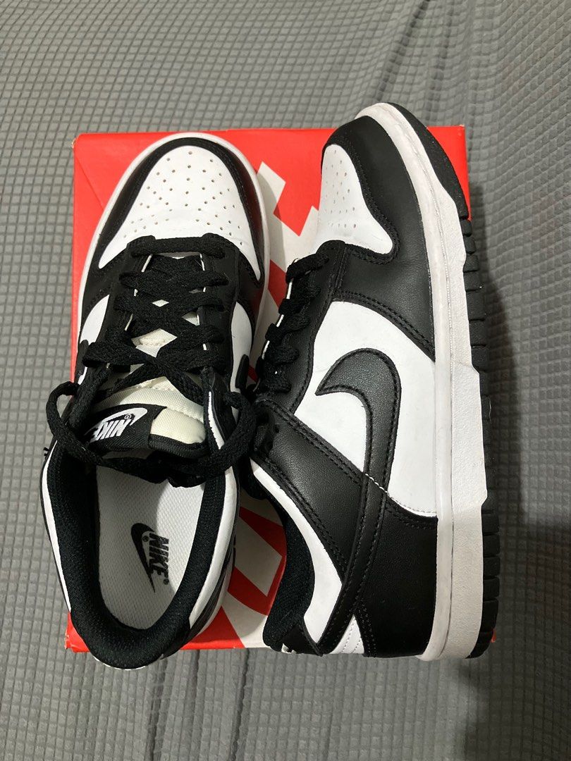 Original Nike dunk low Panda GS (23.5cm w)