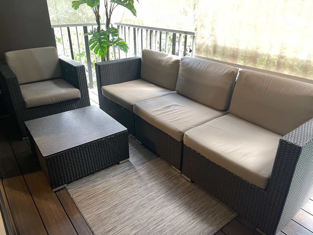 Outdoor/Balcony Furniture Set, Furniture & Home Living, Outdoor