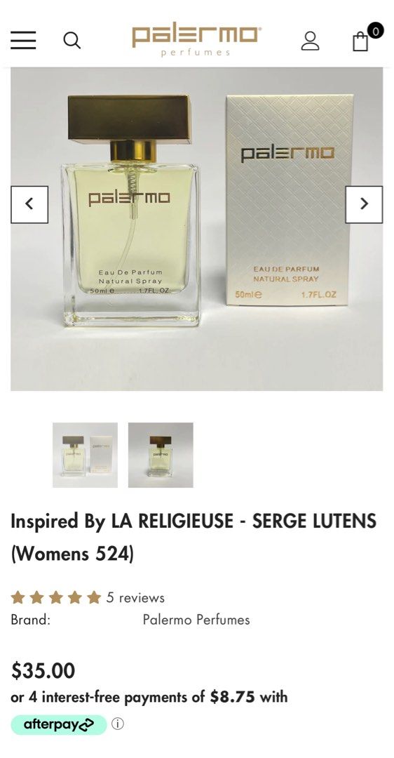 palermo perfume price