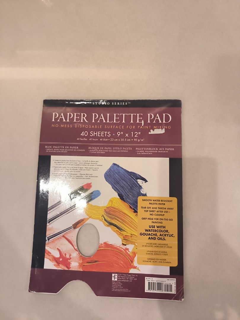 Paper palette pad, Hobbies & Toys, Stationery & Craft, Art & Prints on
