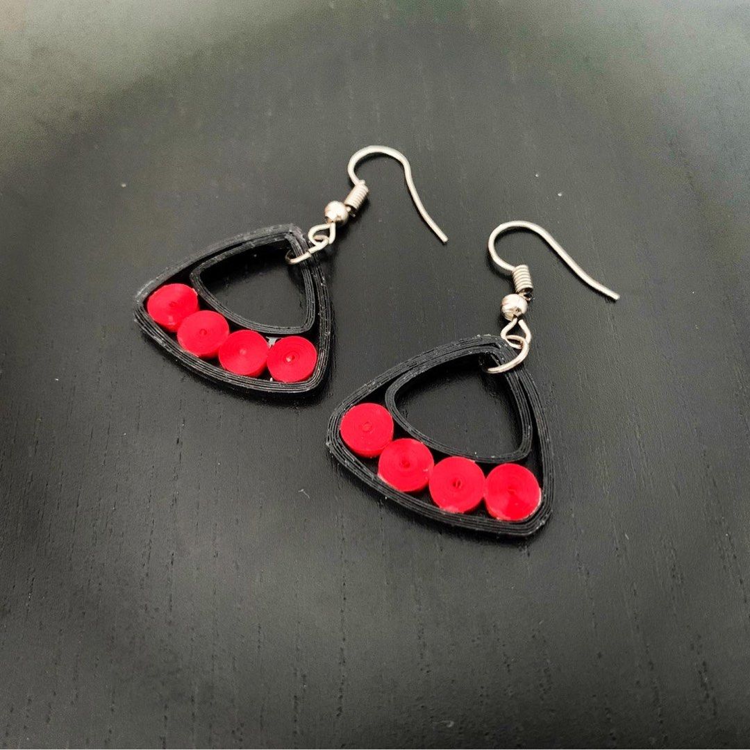 News on sale paper earrings