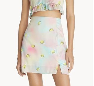 POMELO SMILEY TIE DYE SKIRT