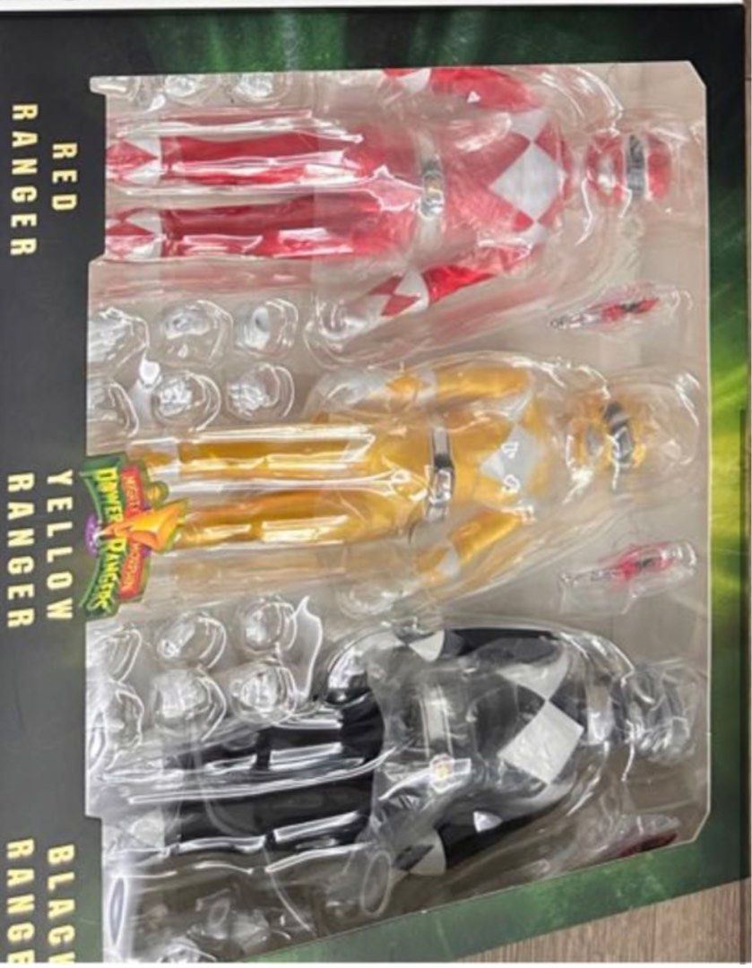 Power ranger pack of 6 threezero, Hobbies & Toys, Toys & Games on Carousell