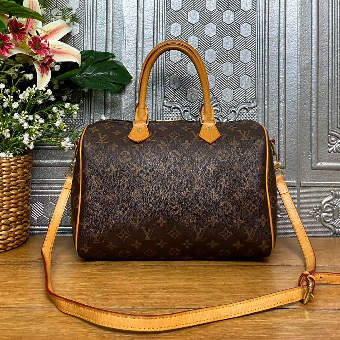 tas LV louis vuitton original second preloved branded authentic kulit asli  speedy