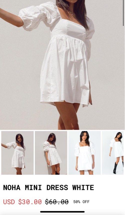 strapless open back dress Parisa Long Sleeve Mini Dress | Black | Womens main image 1