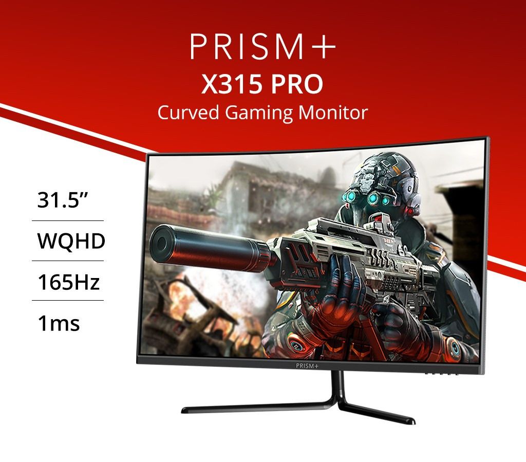 PRISM+ X315 PRO 31.5 165Hz 1ms Curved WQHD, Computers & Tech, Parts ...