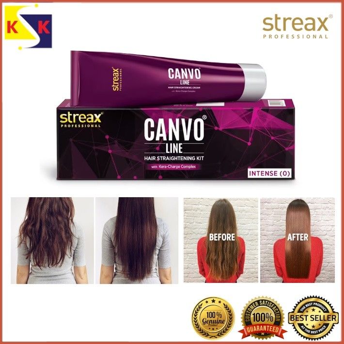 Streax pro hair straightener cream intense hotsell
