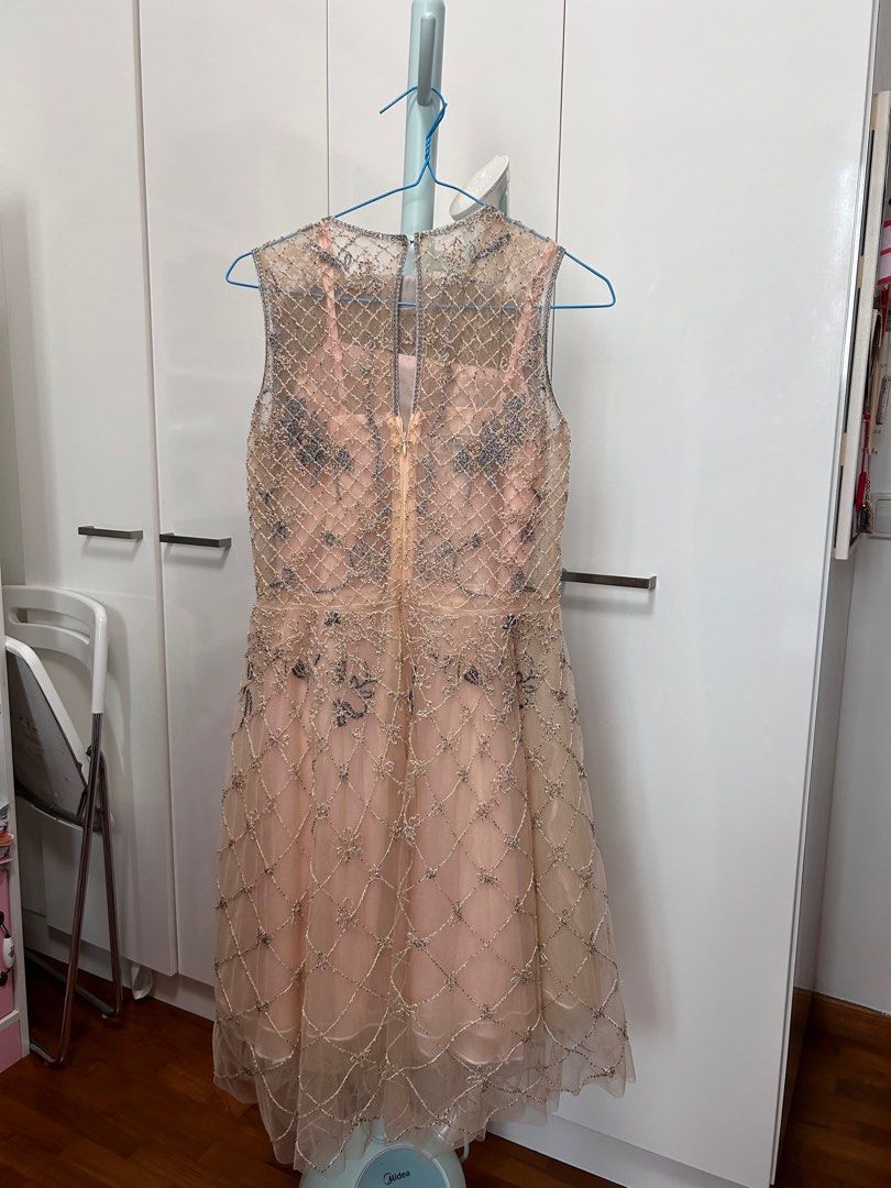 Phase eight cameo sable embroidered dress clearance