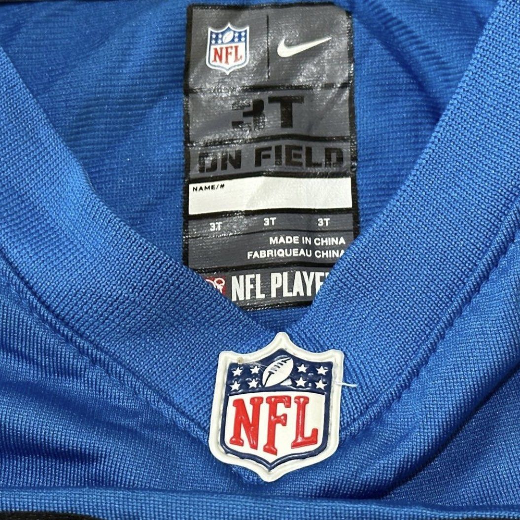 RARE thrifted nike nfl jersey baseball authentic vintage blue crop