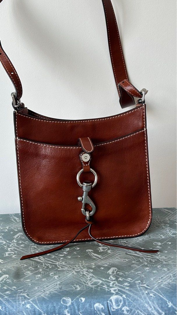 Rebecca minkoff leather crossbody hot sale